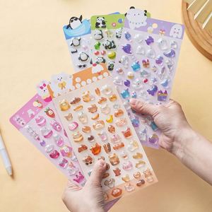 สติกเกอร์นูนลายการ์ตูน 3 มิติ - สติกเกอร์ตกแต่งคริสตัลเจ็ดสีสำหรับเด็ก - Product Image 3