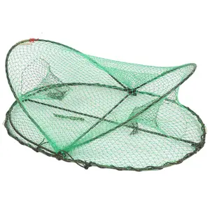 Custom Fishing Net Various Styles Shrimp Cage Nylon Foldable Crab Fish Trap Cast Net Fish Trap