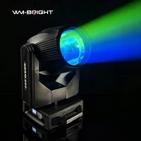 Lampu Panggung Moving Head Beam DMX512 Pola Prisma Ganda Nilai Tinggi 295W Putih + 13 Warna 16CH untuk Acara Pernikahan, Klub, DJ, Disko