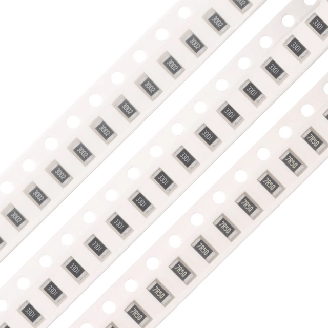 100PCS SMD 1206 Resistors 0R 10R 100R 1k 10k 5%