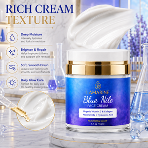 Crema Antirughe al Niacinamide <span class=keywords><strong>e</strong></span> Curcuma per la Cura della Pelle, Rimuove le Macchie Scure, Idratante <span class=keywords><strong>e</strong></span> Sbiancante <span class=keywords><strong>Nila</strong></span> per Tutti i Tipi di Pelle - Product Image 3