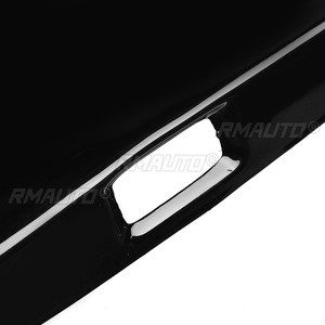 Coques de poignées de porte de voiture aspect noir brillant/fibre de carbone pour Dodge Charger 2011-2021, garnitures de poignées de porte extérieures - Product Image 5