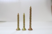 Yellow Zinc Plated Drywall Screws Bugle Head Self Tapping Fasteners for Wood Framing