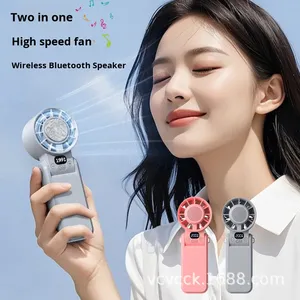 Xách tay hai trong một cho loa <span class=keywords><strong>Bluetooth</strong></span> & Quạt làm mát cho mùa hè trong nhà & Ngoài trời du lịch Tủ nhựa tốc độ vô cấp - Product Image 2