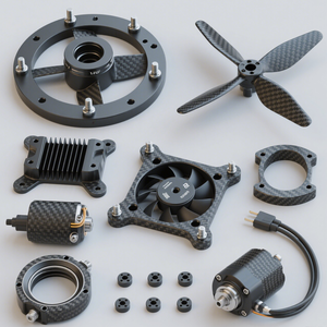 5-trục tùy chỉnh CNC gia công sợi <span class=keywords><strong>carbon</strong></span> <span class=keywords><strong>Drone</strong></span> khung phần quay và phay dịch vụ cho trọng lượng nhẹ <span class=keywords><strong>Drone</strong></span> phụ kiện - Product Image 1