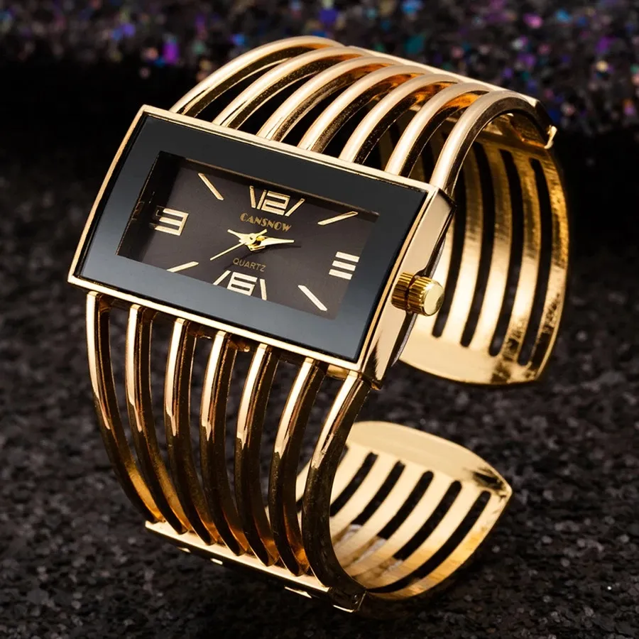 Women Rose Gold Bangle Bracelet Watch 2022 New Luxury Rectangle Dress Quartz Watch Ladies Clock Factory Wholesale Watches Reloj
