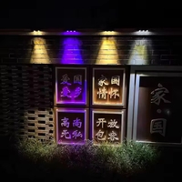 Lampe murale solaire LED étanche pour extérieur, fournisseur chinois, décoration de jardin