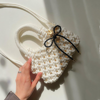 Sacs à main bohèmes faits main en crochet 2026 – Sacs tressés de luxe en macramé pour femme, idéaux pour les vacances d'été à la plage