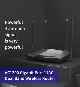 Tenda AC1200 ripetitore Wi-Fi Router doppia porta Gigabit 2.4G 5GHz Dual Band 4 * 6dBi antenne potenziate per uso domestico Firewall - Product Image 5