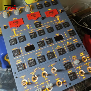 Panel Superior <span class=keywords><strong>Completo</strong></span> Real Standard A320 con Cobertura Total del Sistema para la Construcción de un Simulador de Vuelo Profesional con Cabina de Inmersión - Product Image 5
