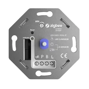 EU Inteligente Dimmer 300W Max Trailing Edge Zigbee Dimmer Switch Sem Fiação Neutra