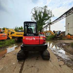 Mini-excavatrice japonaise d'occasion de 5 tonnes pour KX165 avec bras pivotant, pince, pompe moteur et boîte de vitesses - Modèle chenillé haute efficacité - Product Image 3