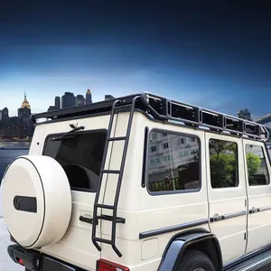 Mercedes Benz VITO van G63 G CLASS Chrome Telescopic hành lý nền tảng Top Roof Rack với thang