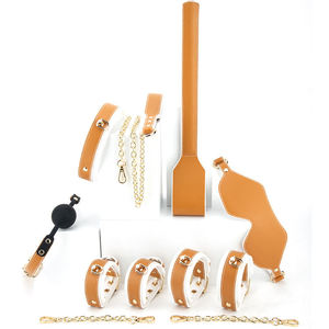 Interesante Set de Bondage BDSM de 6 Piezas, Juguete Sexual Erótico de Silicona con Bola Abierta, Arnés, Juegos de Sumisión, Coqueteo SM, Restricción - Product Image 1