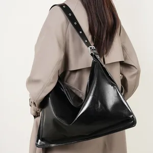 Custom New Fashion Design Genuine Leather Women'S Shoulder Bags Ladies Handbag Tote Leather Hand Bag For Women 2024