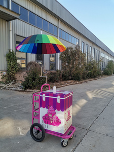 상업용 냉동 아이스크림 진열 카트 트레일러 이동식 손수레 판매용 - Product Image 2