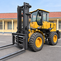 EPA-Zugelassener 3-TONNEN 3,5-TONNEN 4-TONNEN 5-TONNEN Schwerlast-Dieselstapler 4WD Hydraulisch Kleiner Wendekreis