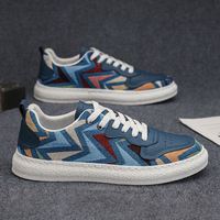 Baskets tendance pour hommes, style coréen, décontractées, respirantes, en toile avec doublure en maille, pour l'été, idéales pour les étudiants et le sport