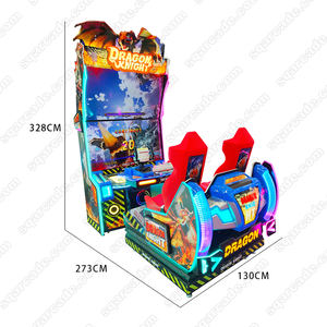 เครื่องเล่น2ตัวสำหรับเด็กเครื่องยิงมังกรแบบหยอดเหรียญเครื่องยิงคู่หน้าจอสัมผัสแบบอังกฤษ - Product Image 6