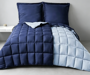 Juego de 4 Piezas: 2 Edredones de 135x200 cm, 2 Fundas de Almohada de <span class=keywords><strong>80x80</strong></span> cm, Reversibles con Costuras en Caja - Product Image 2