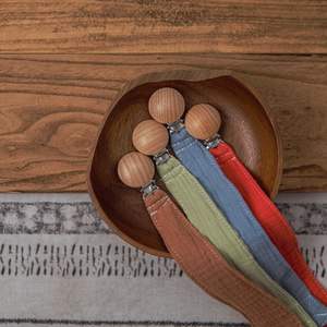 Ciuccio fatto a mano per bambini con catena a Clip simpatico animale in cotone per 0-12 mesi accessorio per la cura del bambino - Product Image 2