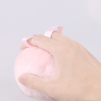 Ronde douce cosmétique maquillage éponge corps poudre bouffée coloré coton lâche minéral visage bouffée épaisseur variété d'options colorées