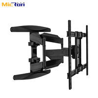 Soporte de Pared para TV de Alta Calidad de 55-85 Pulgadas, Capacidad de Carga de 68 kg, Movimiento Completo, Inclinación, Rotación, Ajuste de Nivel, VESA 600x400