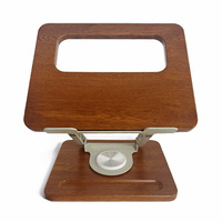 Support pour ordinateur portable pliable réglable en bambou OEM en gros, support pour ordinateur de bureau antidérapant, bureau pour ordinateur portable