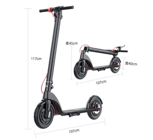 Nouveau mini scooter pliable pour adultes, batterie au lithium 36V 5.0AH, vitesse de 25 km/h, moteur 250W, charge de 100 kg, X7, 8,5 pouces, étanche - Product Image 3