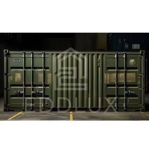 Blast-proof trang web văn phòng tùy chỉnh bọc thép thép đơn vị cho quân đội HQ/Lĩnh Vực Nhà Bếp Modular công nghiệp nơi trú ẩn hệ thống - Product Image 2