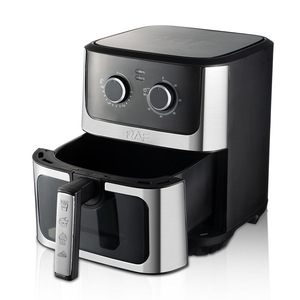 Friteuse à air électrique intelligente antiadhésive en acier inoxydable 1600W 6,5L avec fenêtre de visualisation – Offre Spéciale - Product Image 4