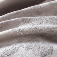 Parures de lit en coton haute densité 4 pièces, élégantes housses de couette jacquard, draps et taies d'oreiller pour chambre d'hôtel