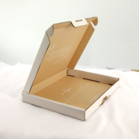 Boîte d'expédition pour vêtements personnalisés, carton ondulé pliable avec rabats à fermeture automatique, emballage écologique