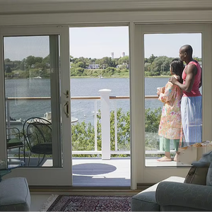 Porte coulissante en PVC avec <span class=keywords><strong>vitrage</strong></span> isolant <span class=keywords><strong>double</strong></span> <span class=keywords><strong>vitrage</strong></span> doté d'un revêtement Low-E et d'un remplissage au gaz argon - Product Image 5