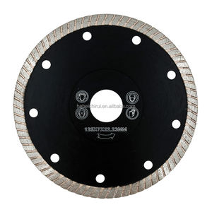 Lame de <span class=keywords><strong>scie</strong></span> à rainurer diamantée pour carreaux de céramique et marbre Meilleur segment turbo sec de 5 pouces à jante continue - Product Image 3