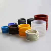 Kundenspezifische Farbe Buna-N O-Ring FKM Silikon EPDM FFKM VMQ Gummi-O-Ringe Standard- und Sondergrößen
