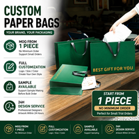 Sacs en papier carton blanc de luxe réutilisables avec poignée découpée sur mesure, logo personnalisé, 1 pièce MOQ, emballage cadeau sans couture pour bougies et artisanat