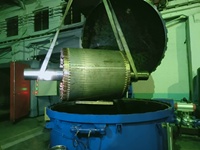 Équipement d'imprégnation sous vide et sous pression pour moteurs de grande taille, destiné aux usines de traitement d'acier et aux mines de charbon, pour la fabrication de réservoirs d'imprégnation de turbines éoliennes
