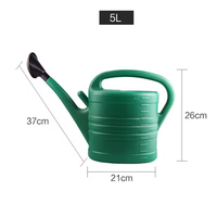 3L 5L 8L 10L 12L 14L Arrosoir de jardin en plastique de grande capacité en PE avec diffuseur à bec amovible