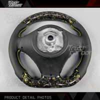 Volant personnalisé en fibre de carbone forgé or avec LED pour BMW E90 E91 E92 E93 Série 3 328i 320i 335i 3 Coupé Berline 2005-2011