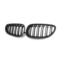 Grilles double ligne en ABS noir brillant pour BMW Série 5 E60 2004-2010 Grilles de voiture