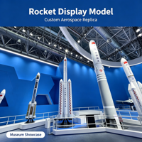 Modèle d'affichage de fusée aérospatiale personnalisé