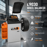 Équilibreuse de pneus haute précision LEO L9030 avec affichage numérique, mesure entièrement automatique 1g, 10"-24", 70kg, 140 tr/min