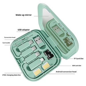 Cable de Carga USB Multifuncional 6 en 1 Yoosure OEM con Adaptador de Tipo-C a 3.5mm, Revestimiento de TPE Ecológico y Caja de Almacenamiento - Product Image 6