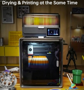 Small Scale Industrial 3D Printer for Home School with Multicolor Fast Speed Printing up 250mm/s Enclosed Desktop FDM 3D Printer