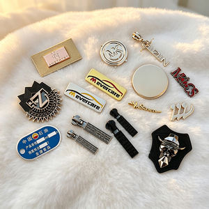 Metal <b>Name</b> <b>Plate</b> Zinc Alloy Matte Laser Cut Eco-Friendly for Jeans Sweater Stock ODM for Clothing Sample Available for Brand - Product Image 2