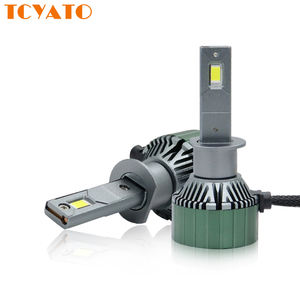 TCYATO Nouveaux phares LED de voiture M9 Pro, double <span class=keywords><strong>tubes</strong></span> en cuivre, haute puissance H7 H4, faisceau haut et bas intégré - Product Image 1