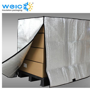 الألومنيوم احباط العزل الحراري غطاء البليت الباردة تغليف الشحن معزول البليت حقيبة - Product Image 2