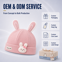 Casquette Docker pour bébé et tout-petit avec oreilles d'animaux 3D, bonnet en peluche mignon, chapeau doux et chaud pour la protection solaire en extérieur, accessoires