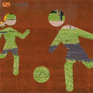 Clôture en panneaux d'acier corten rouillé de haute qualité, découpée au laser, décorative, pour l'extérieur, écran d'intimité pour la cour, clôture paysagère - Product Image 5